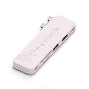 Satechi USB-C Snap Hub, MacBook Neo, rožinis - Adapteris
