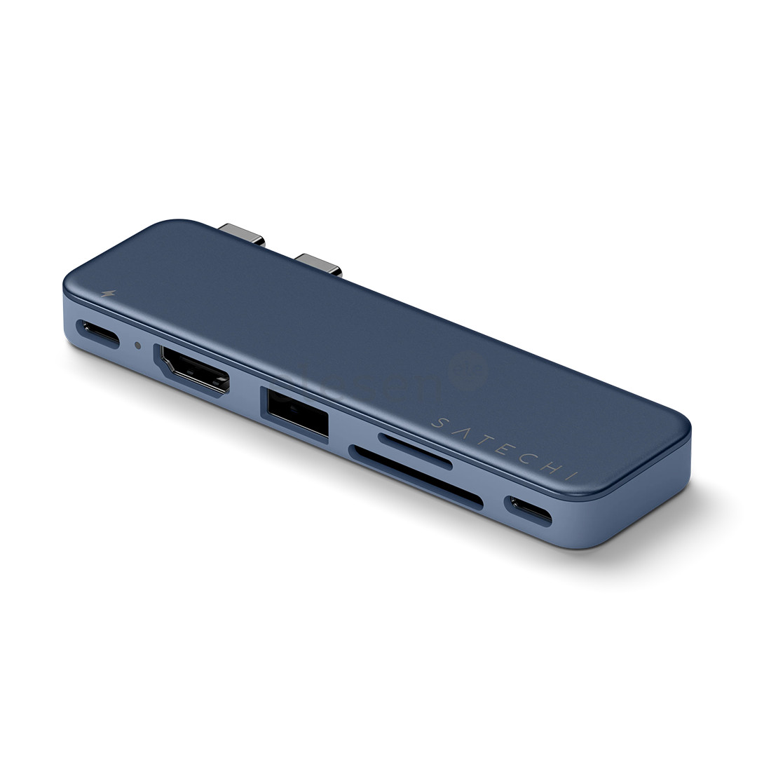 Satechi USB-C Snap Hub, MacBook Neo, tamsiai mėlynas - Adapteris