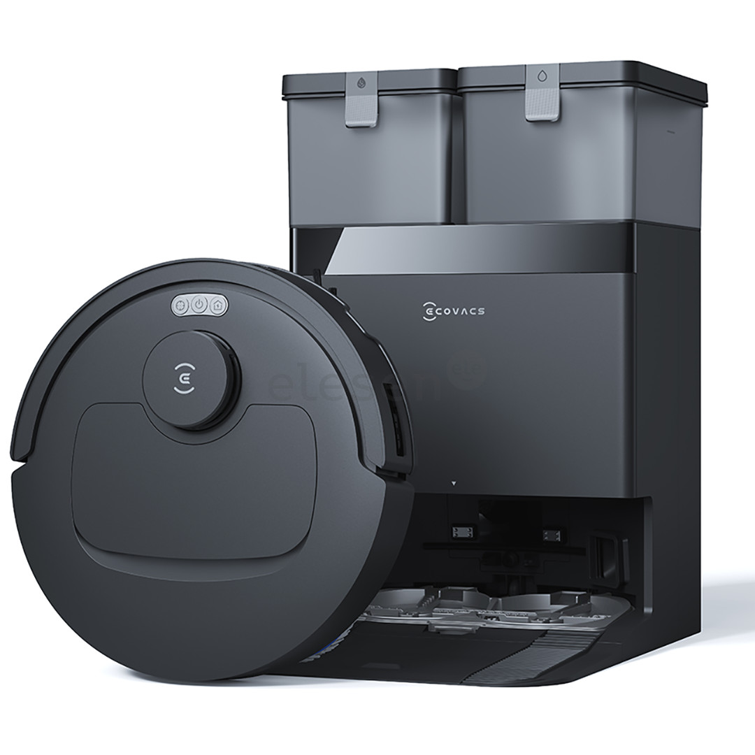 Ecovacs Deebot T30e, wet & dry, juodas - Dulkių siurblys robotas