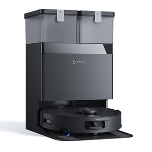 Ecovacs Deebot T30e, wet & dry, juodas - Dulkių siurblys robotas