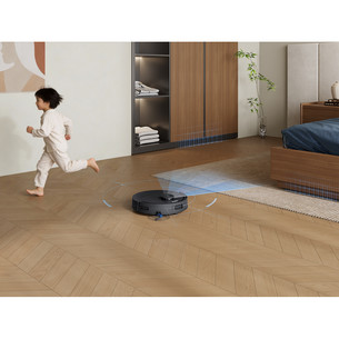 Ecovacs Deebot T30e, wet & dry, juodas - Dulkių siurblys robotas
