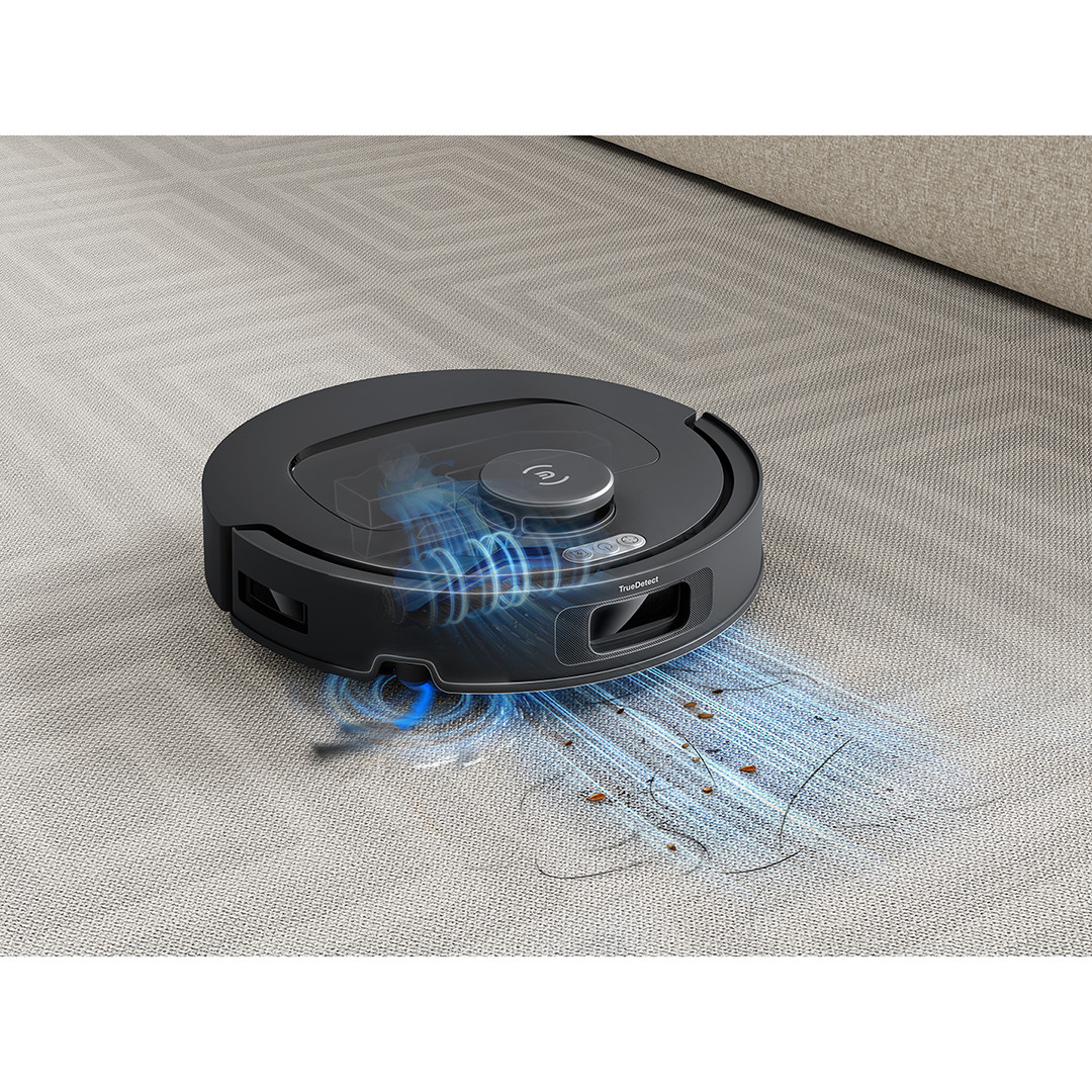 Ecovacs Deebot T30e, wet & dry, juodas - Dulkių siurblys robotas