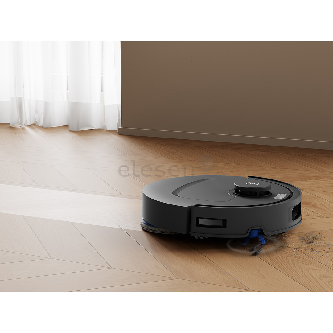 Ecovacs Deebot T30e, wet & dry, juodas - Dulkių siurblys robotas
