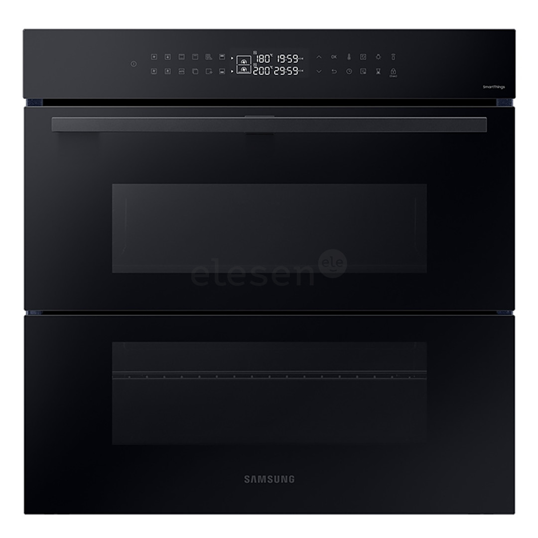 Samsung Dual Cook Flex, katalizė, 76 L, juoda - Įmontuojama orkaitė