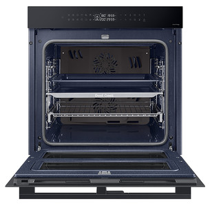 Samsung Dual Cook Flex, katalizė, 76 L, juoda - Įmontuojama orkaitė