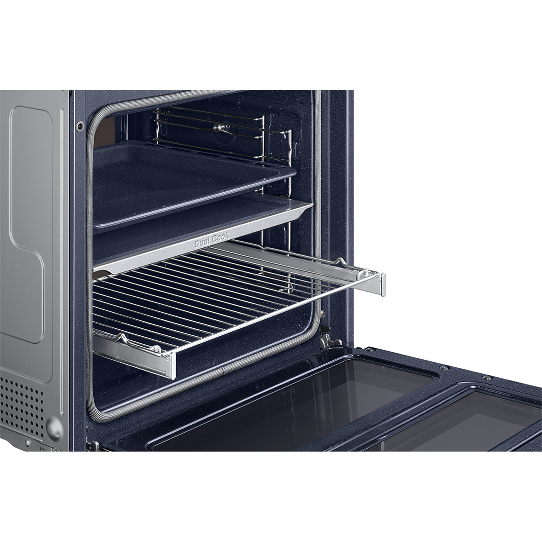 Samsung Dual Cook Flex, katalizė, 76 L, juoda - Įmontuojama orkaitė