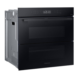 Samsung Dual Cook Flex, katalizė, 76 L, juoda - Įmontuojama orkaitė