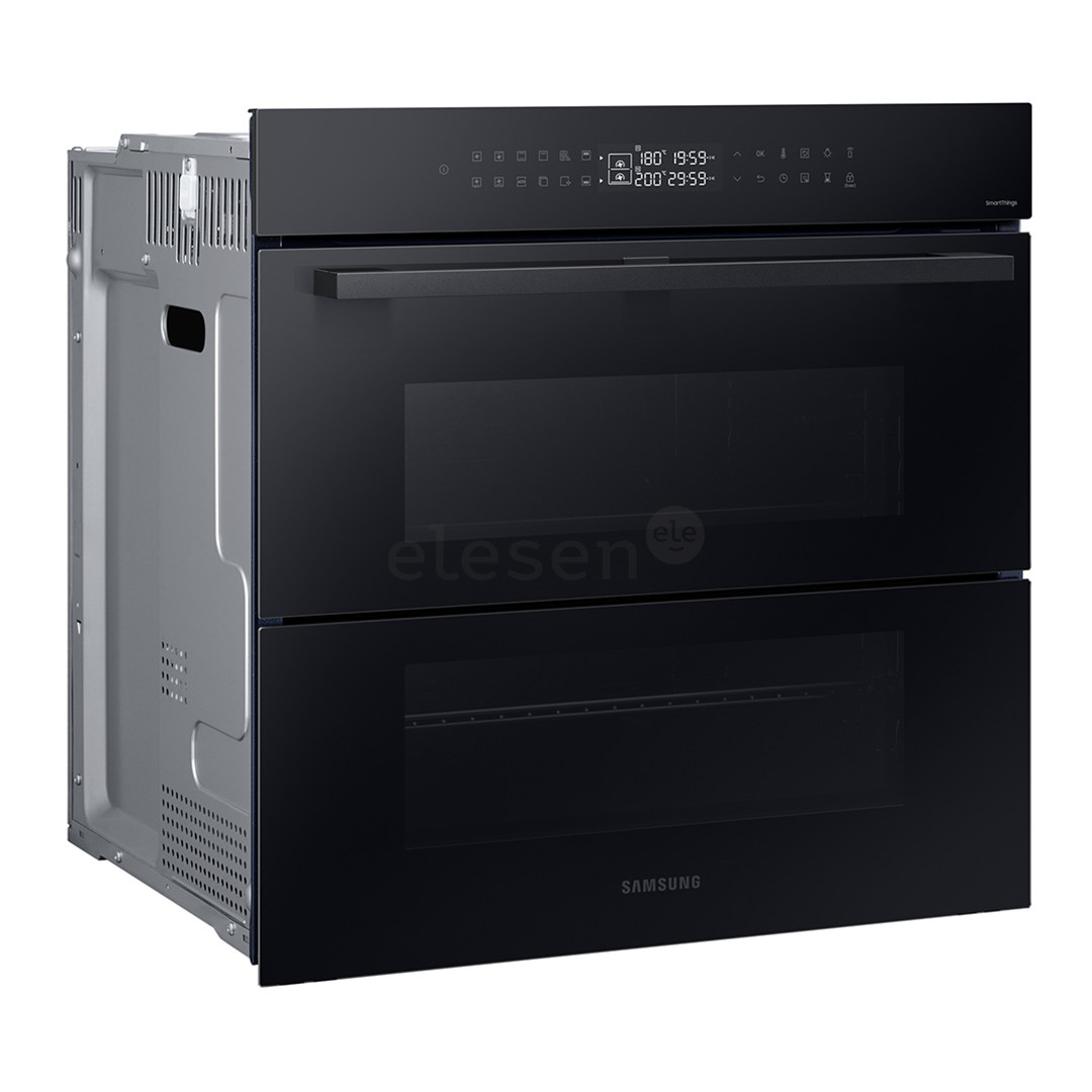 Samsung Dual Cook Flex, katalizė, 76 L, juoda - Įmontuojama orkaitė