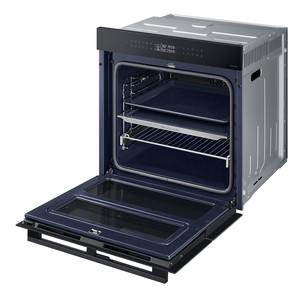 Samsung Dual Cook Flex, katalizė, 76 L, juoda - Įmontuojama orkaitė