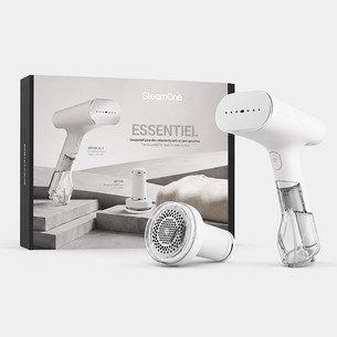 SteamOne Simon XL 2, 2000 W, baltas - Garinis lygintuvas + pūkų rinkiklis DTC140BV2+RP10W