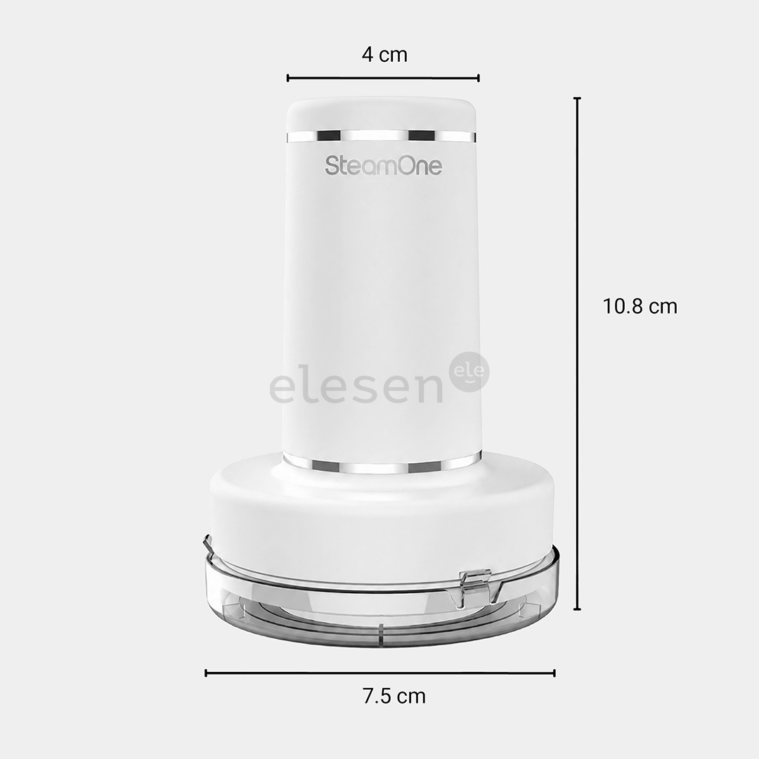 SteamOne Simon XL 2, 2000 W, baltas - Garinis lygintuvas + pūkų rinkiklis