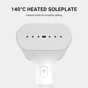 SteamOne Simon XL 2, 2000 W, baltas - Garinis lygintuvas + pūkų rinkiklis