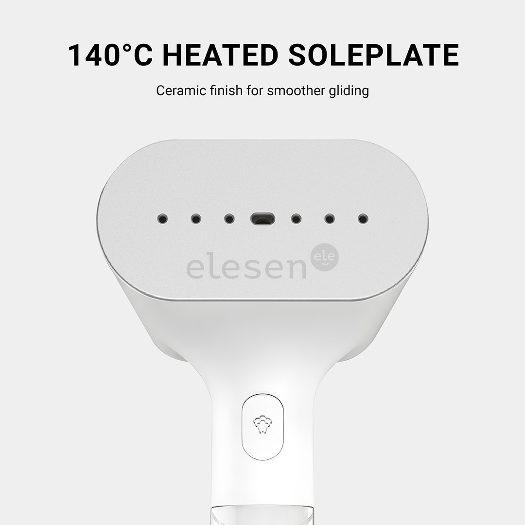 SteamOne Simon XL 2, 2000 W, baltas - Garinis lygintuvas + pūkų rinkiklis