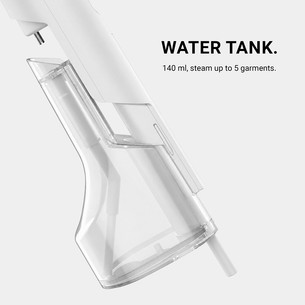 SteamOne Simon XL 2, 2000 W, baltas - Garinis lygintuvas + pūkų rinkiklis