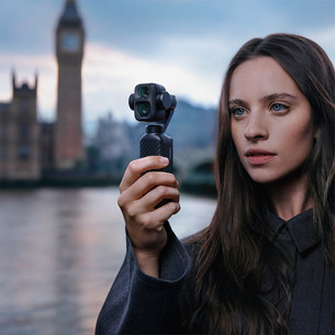 DJI Osmo Pocket 4P Standard Combo, черный - Камера со стабилизатором