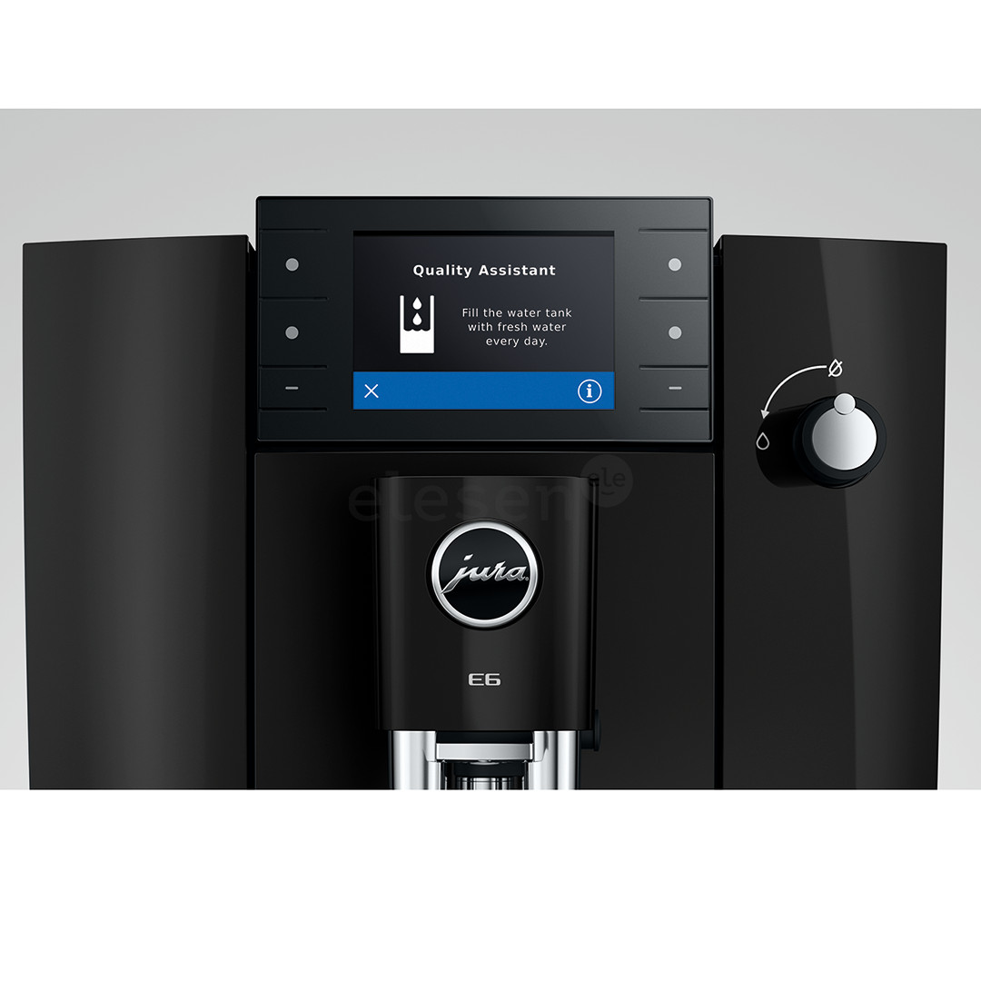 JURA E6 Piano Black (ED), juodas - Kavos aparatas