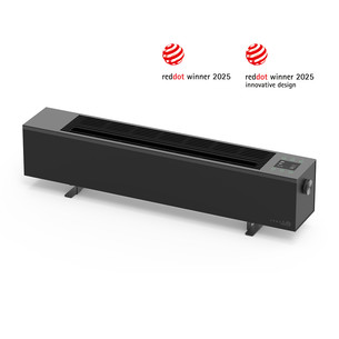 Aeno, 2000 W, juodas - Premium ECO išmanusis šildytuvas su židinio efektu