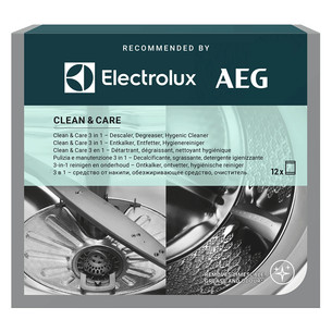 Electrolux Clean & Care - Descaler, degreaser, hygienic cleaner for washing machine and dishwasher M2GCP121