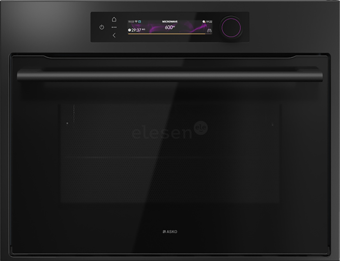 Asko OM64GSH, black graphite - Built-in microwave oven