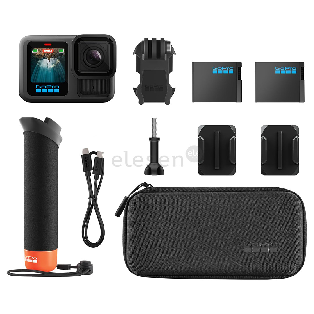 GoPro Hero13 Black Accessories bundle (be SD kortelės), juoda - Veiksmo kamera