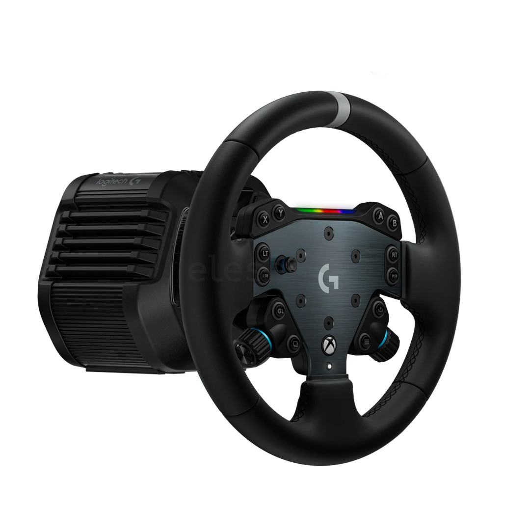 Logitech RS50, PC/Xbox, juodas - Žaidimų vairo komplektas