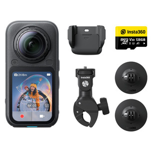 Insta360 X6 Motorcycle Bundle, 8K, midnight black - Action camera