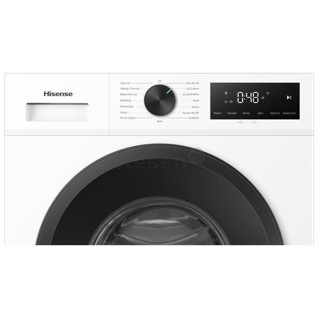 Hisense, 7 кг, глубина 43,5 см, 1200 об/мин, белый - Стиральная машина с передней загрузкой