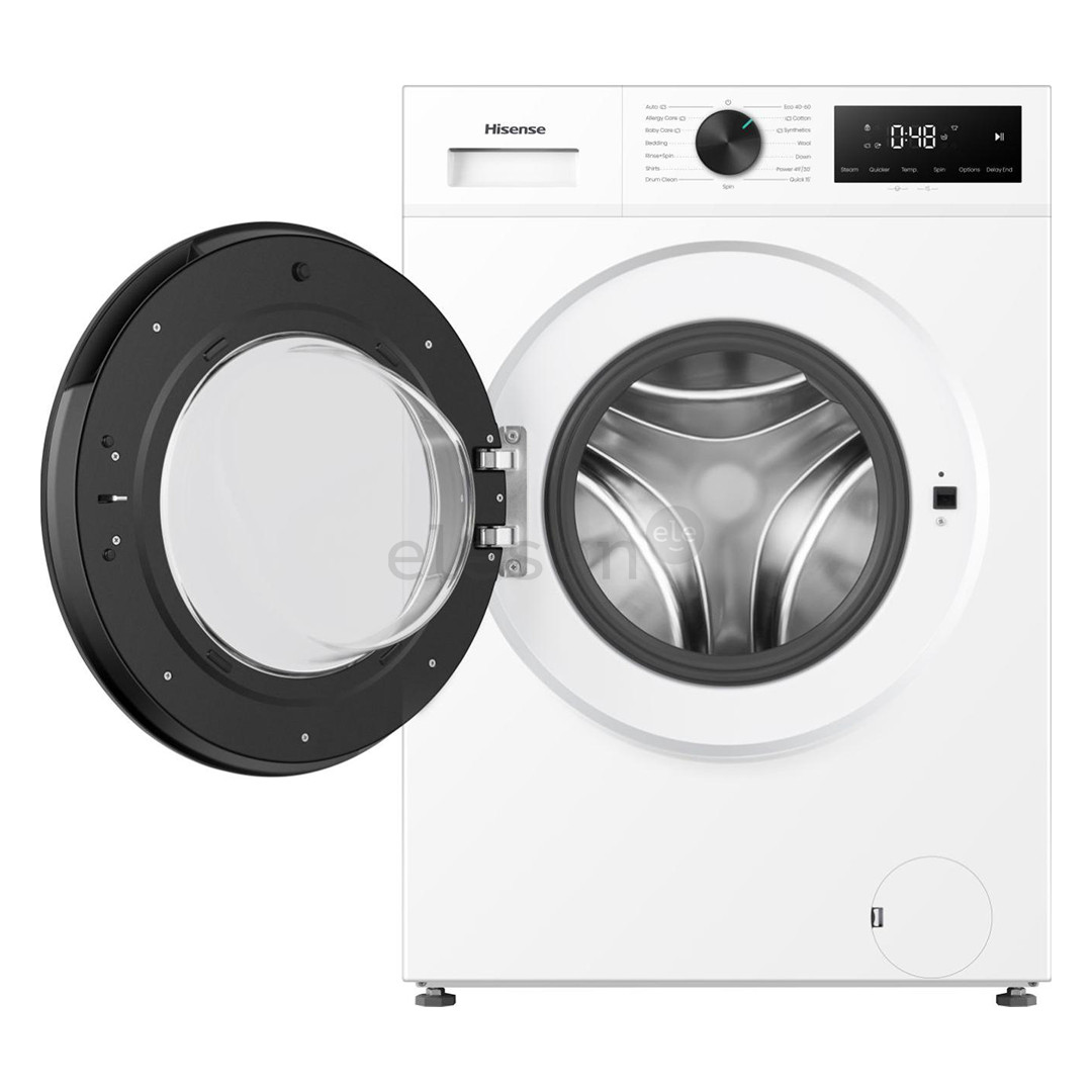 Hisense, 7 кг, глубина 43,5 см, 1200 об/мин, белый - Стиральная машина с передней загрузкой