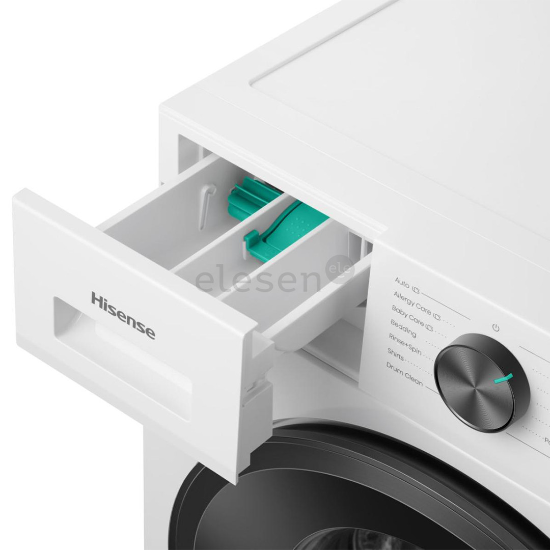 Hisense, 7 кг, глубина 43,5 см, 1200 об/мин, белый - Стиральная машина с передней загрузкой