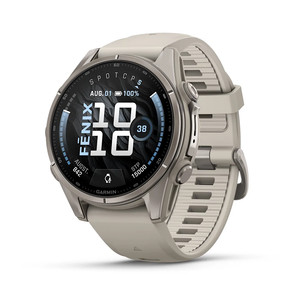 Garmin Fenix 9, 43 mm, titanium, fog grey - Sports watch 010-04761-01