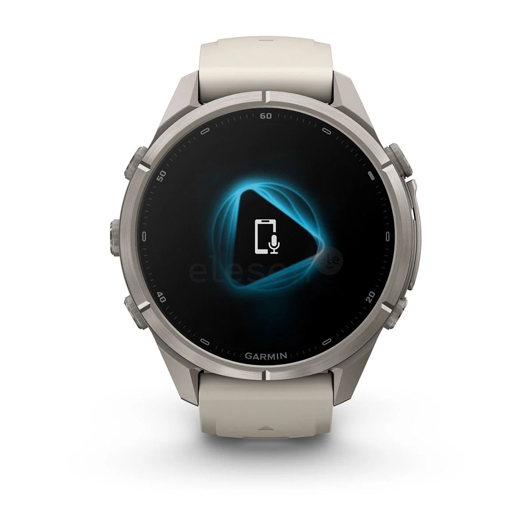 Garmin Fenix 9 Pro, 43 mm, inReach, titanium, fog grey / dark sandstone - Sports watch