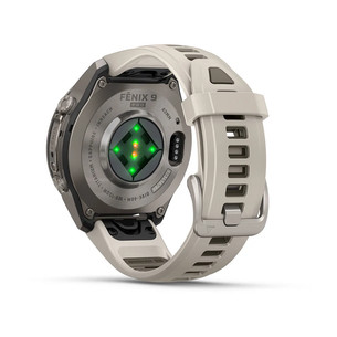 Garmin Fenix 9 Pro, 43 mm, inReach, titanium, fog grey / dark sandstone - Sports watch