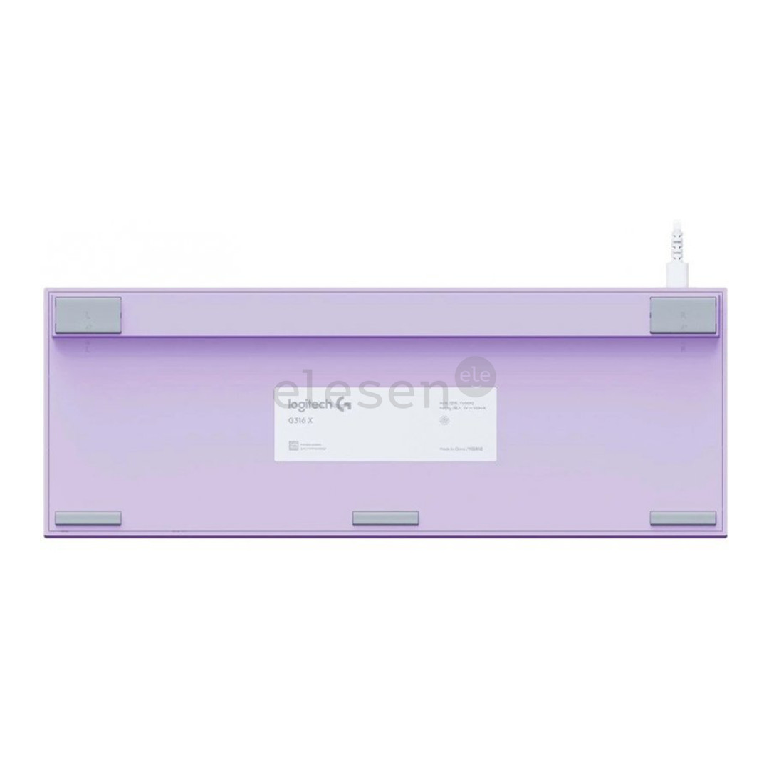 Logitech G316 X 98, Tactile, US, violetinė - Klaviatūra