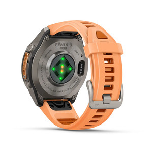 Garmin Fenix 9 Pro, 43 mm, inReach, titanium, shell pink / autumn orange - Sports watch