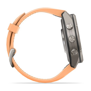 Garmin Fenix 9 Pro, 43 mm, inReach, titanium, shell pink / autumn orange - Sports watch