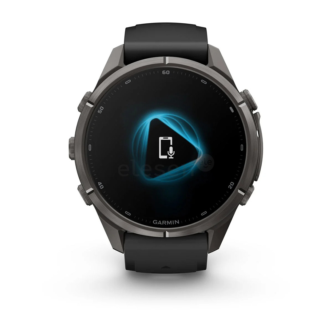 Garmin Fenix 9 Pro, 43 mm, inReach, black titanium, black / pebble grey - Sports watch