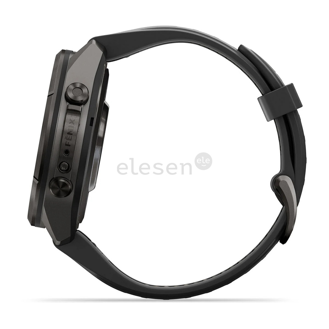 Garmin Fenix 9 Pro, 43 mm, inReach, black titanium, black / pebble grey - Sports watch