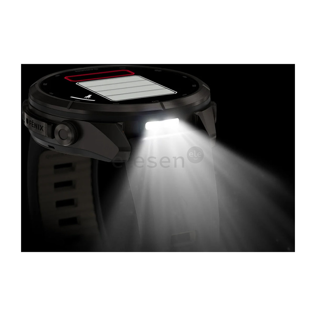 Garmin Fenix 9 Pro, 43 mm, inReach, black titanium, black / pebble grey - Sports watch