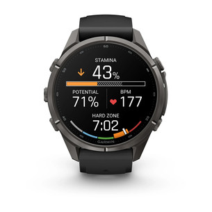 Garmin Fenix 9 Pro, 43 mm, inReach, black titanium, black / pebble grey - Sports watch