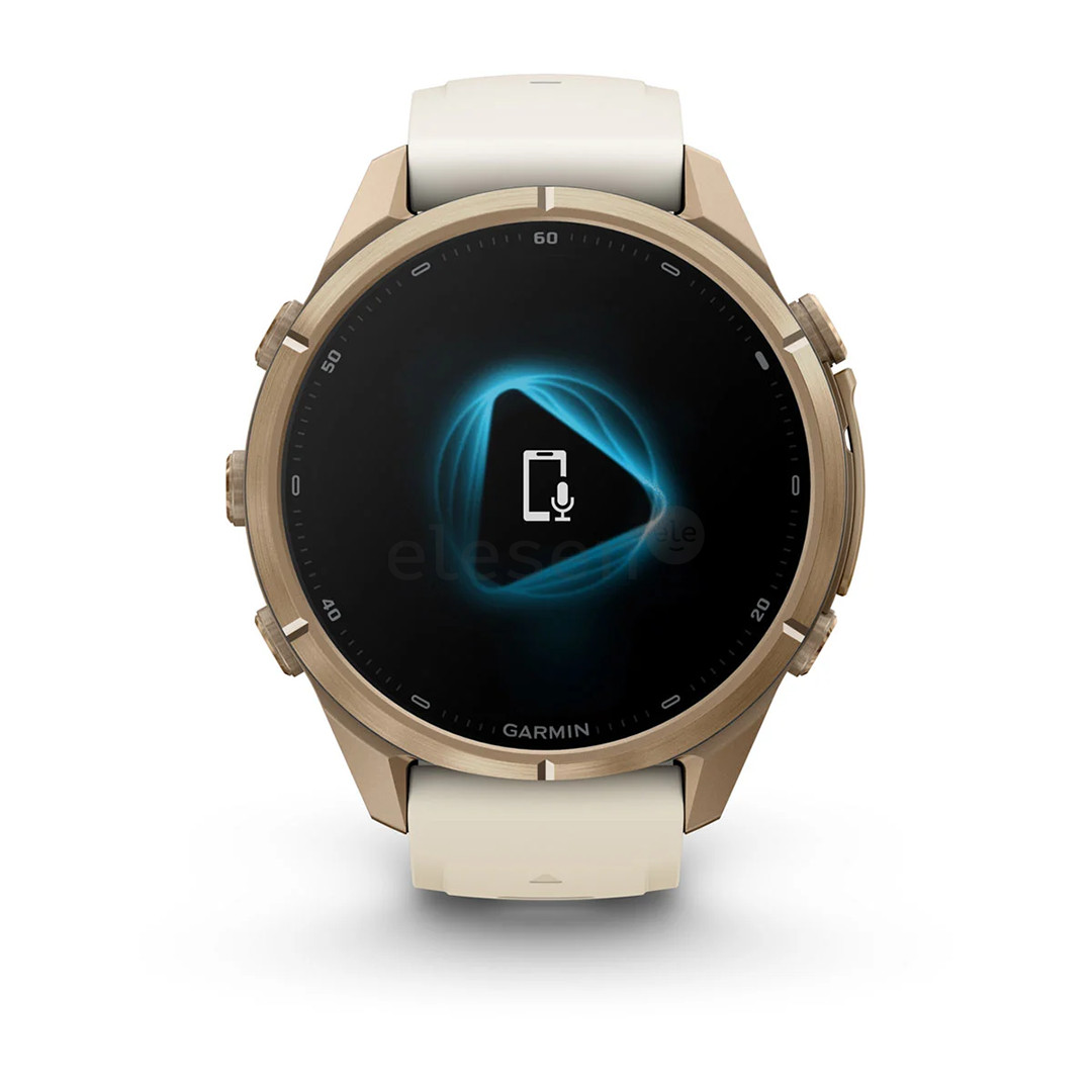 Garmin Fenix 9 Pro, 43 mm, inReach, gold titanium, cream / french grey - Sports watch