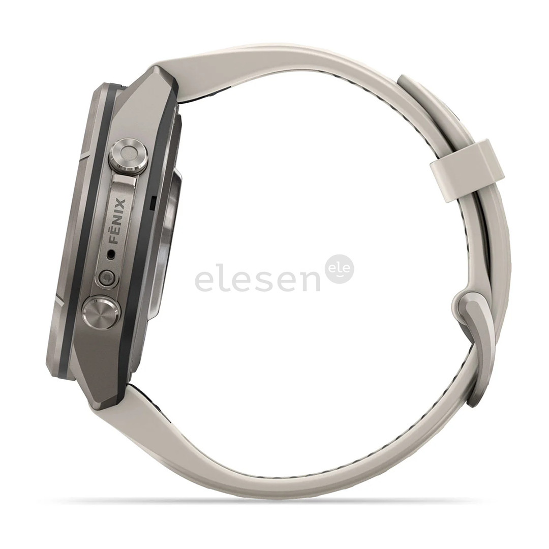 Garmin Fenix 9 Pro, 43 mm, titanium, fog grey / dark sandstone - Sports watch
