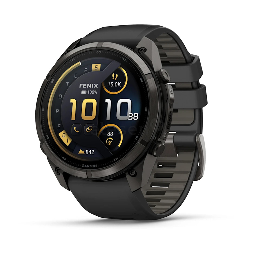 Garmin Fenix 9 Pro, 51 mm, inReach, carbon titanium, black - Sports watch