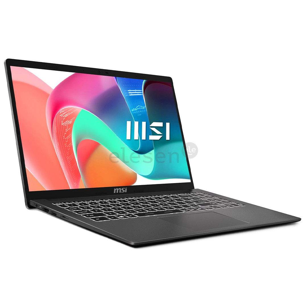 MSI Modern 15 F13MG, 15,6'', i5, 16 GB, 512 GB, ENG, platinum gray - Notebook