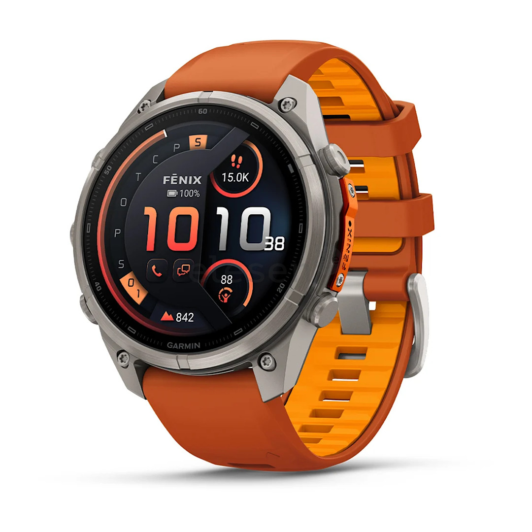 Garmin Fenix 9 Pro, 47 mm, inReach, titanium, orange - Sports watch