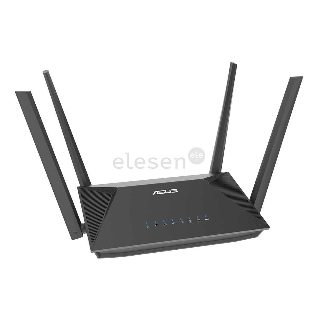 ASUS RT-AX52 Pro (AX3000), Wi-Fi 6, juodas - WiFi maršrutizatorius