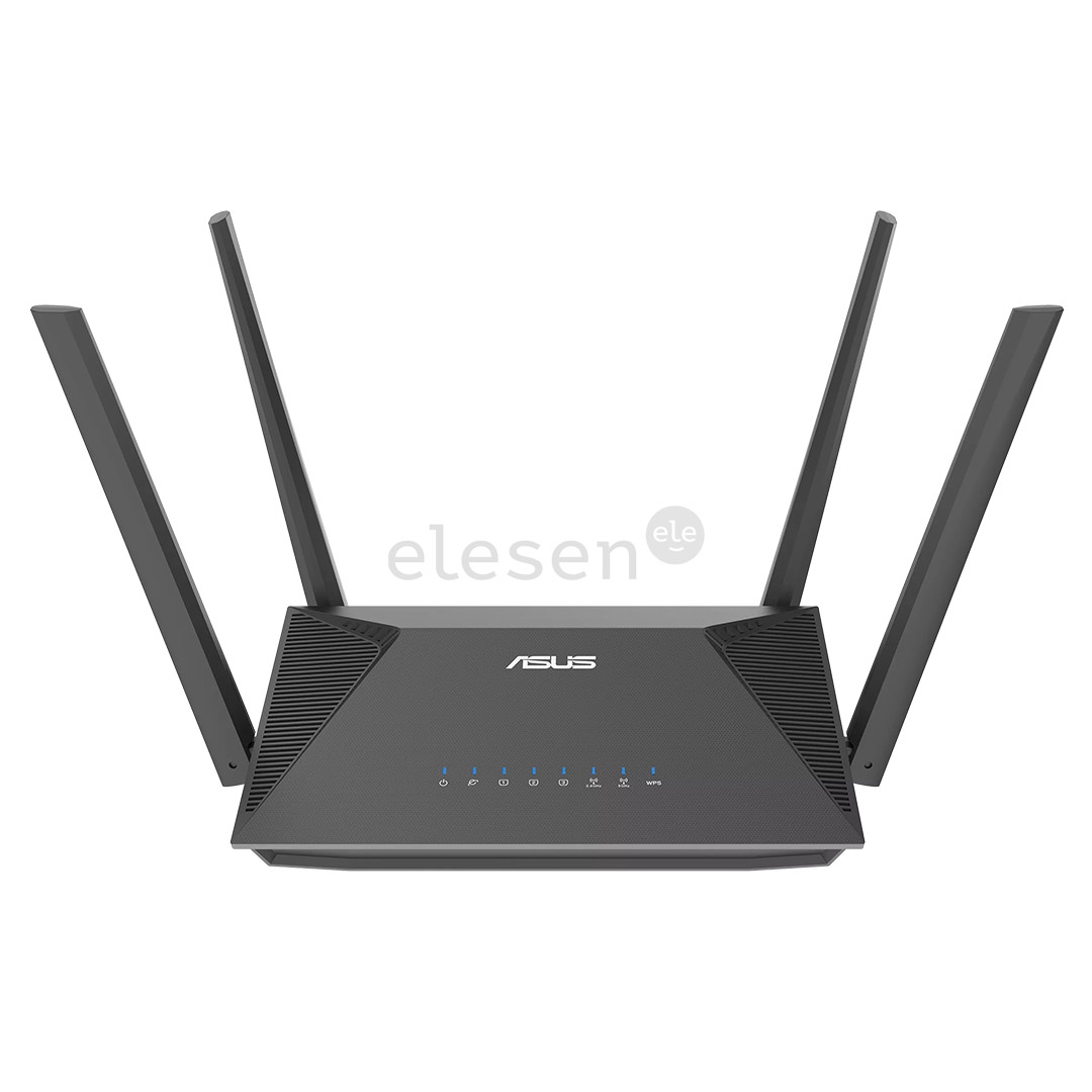 ASUS RT-AX52 (AX1800), Wi-Fi 6, juodas - WiFi maršrutizatorius
