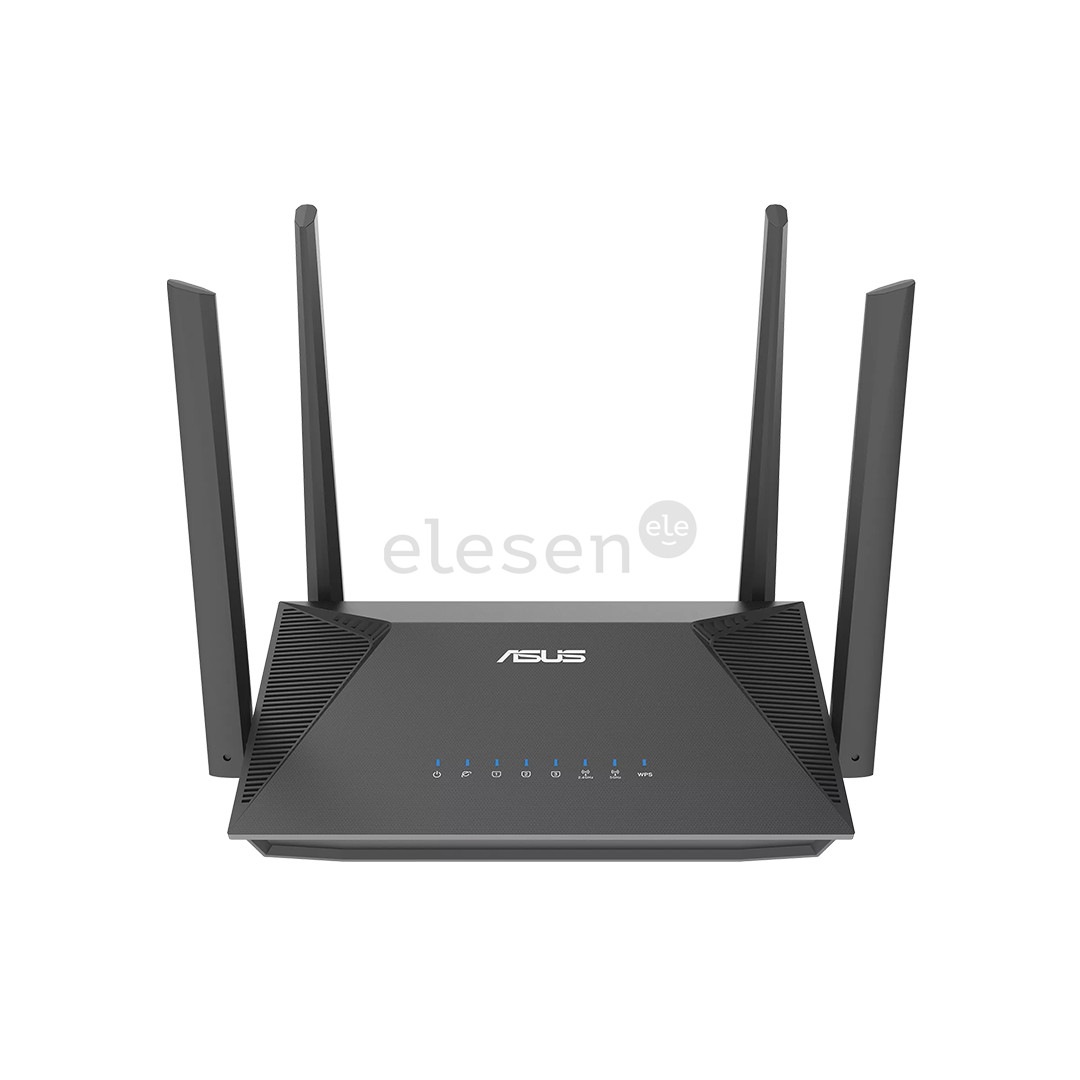 ASUS RT-AX52 (AX1800), Wi-Fi 6, juodas - WiFi maršrutizatorius