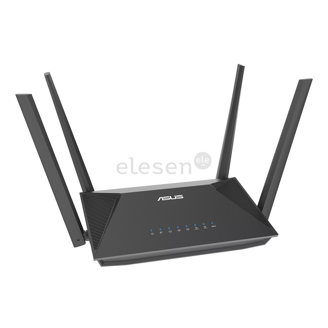 ASUS RT-AX52 (AX1800), Wi-Fi 6, juodas - WiFi maršrutizatorius