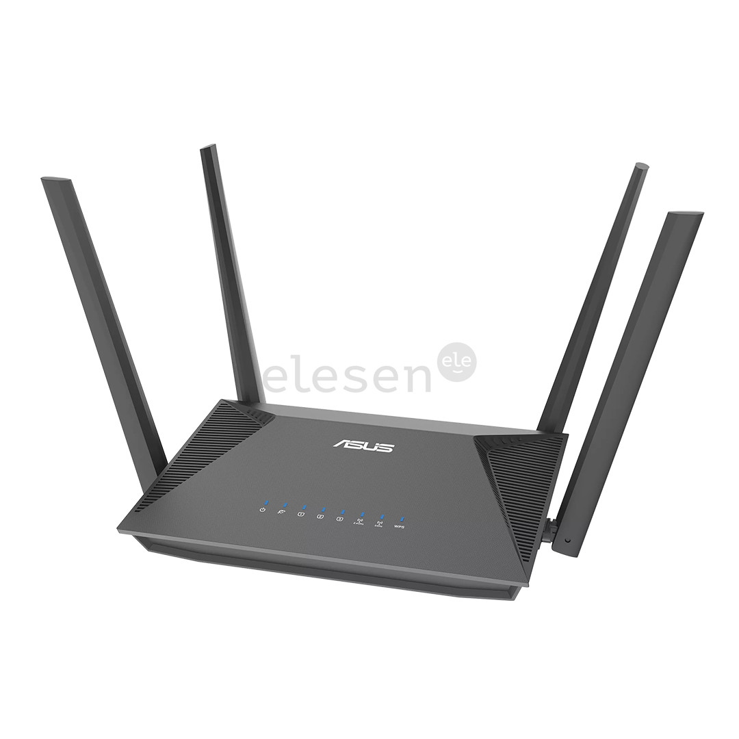 ASUS RT-AX52 (AX1800), Wi-Fi 6, juodas - WiFi maršrutizatorius