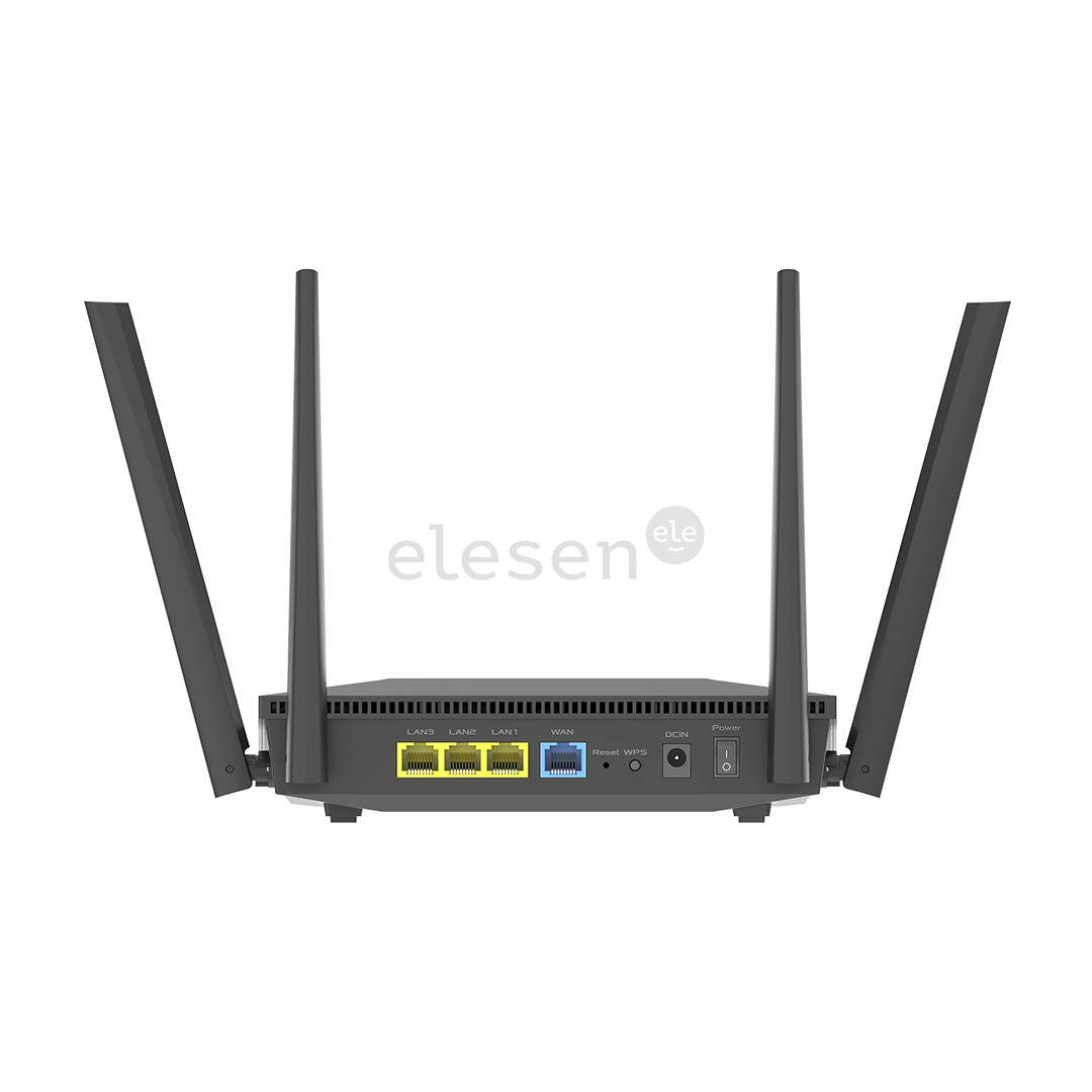 ASUS RT-AX52 (AX1800), Wi-Fi 6, juodas - WiFi maršrutizatorius